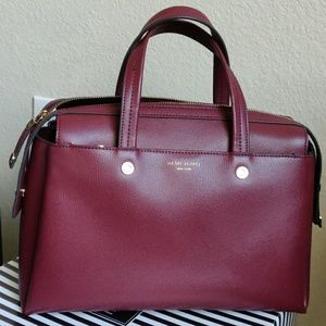 Henri Bendel Bowery Satchel in wine